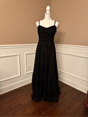 auguste the label black dress Adley Midi Dress